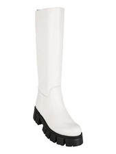 Made in Italy - Dolce Moda Stivali in pelle da  donna con suola carrarmato