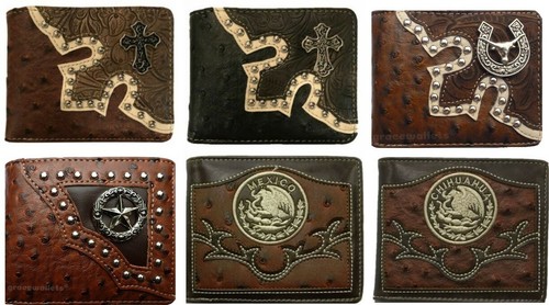 Portafoglio uomo western