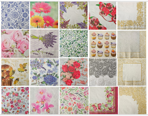 Tovaglioli carta decoupage - di,
