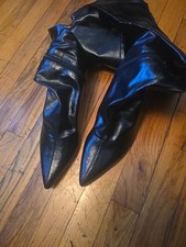 Zara pelle nera taglia 42