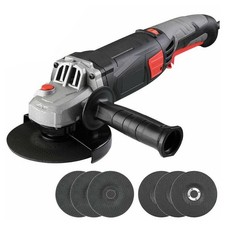 SMERIGLIATRICE ANGOLARE 870W FLEX FRULLINO 125MM VELOCITA REGOLABILE 6 DISCHI