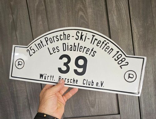 Insegna rally auto - auto, d'epoca