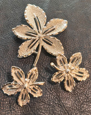 set spilla e orecchini vintage