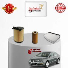 KIT TAGLIANDO 3 FILTRI VW PASSAT VI 3C 2.0 FSI 110KW 150CV DAL 2005 ->