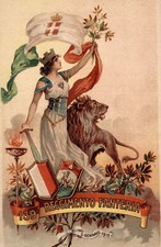 WW1 WWI - 139° Reggimento Fanteria - Bandiera, Tricolore - NV