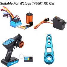Kit aggiornamento telecomando motore ESC brushless 120A 2.4G per auto radiocomandata WLtoy 144001