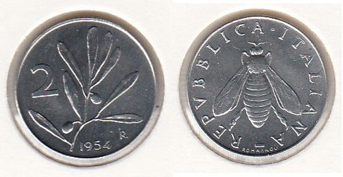Lire 1954 fdc - 1954,