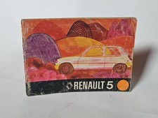 Renault 5 libretto uso