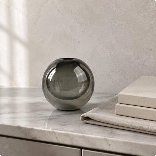 Vaso vetro decorativo - in, vetro,
