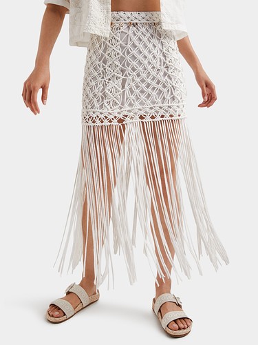 Desigual minigonna bianca - , in