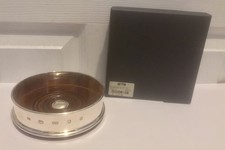 Sottobicchiere bottiglia vino champagne argento sterling vintage NOS NUOVO VECCHIO MAGAZZINO 5,63 tOz