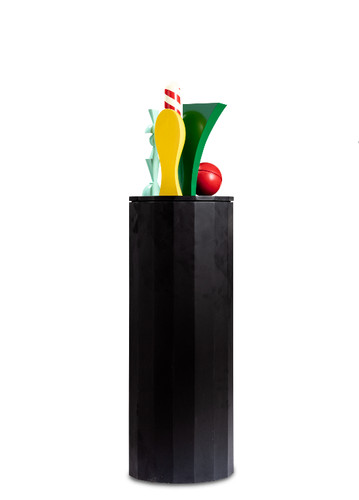 Lucio del pezzo scultura - del,