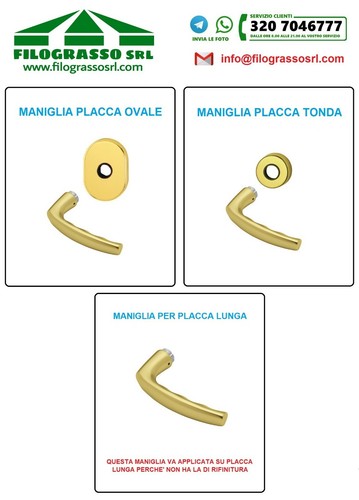 Maniglia vari modelli - maniglia, per