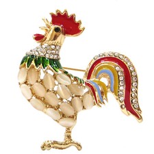 Spilla fermaglio GALLO