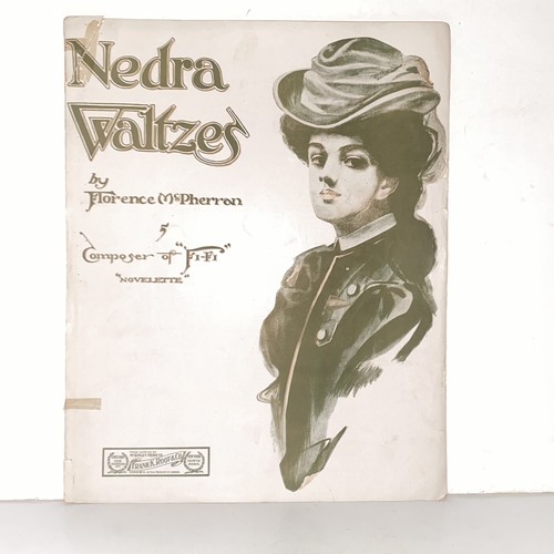Antico spartito valzer nedra - spartito,