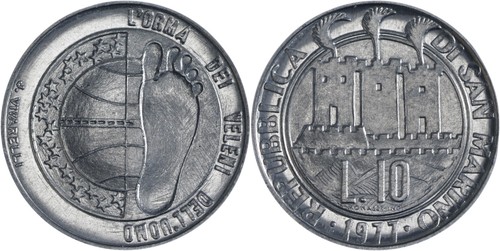 San marino lire alluminio - marino:,