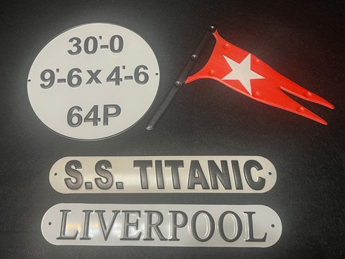 Titanic white star - titanic, line