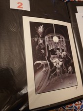 Judge dredd signed print - no, 2