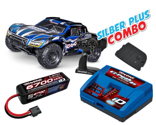 Traxxas maxx slash blu argento - blu,