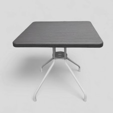 TAVOLO CM 78X78 METALLO BIANCO