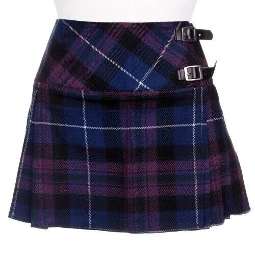 Minigonna donna tartan