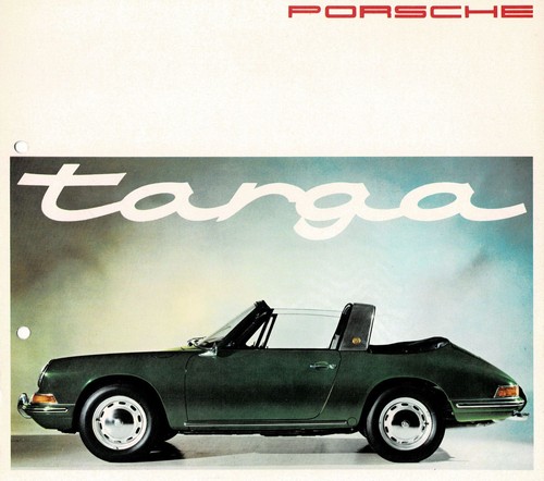 Prospetto porsche 911 targa - porsche,