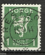 Norvegia 1940, NK 229 Son Tresfjord 15-4-44 (MR)