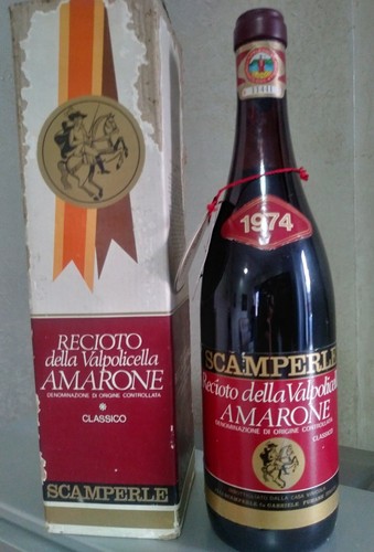 Vino scamperle 1974 recioto - 1974,