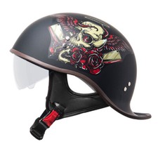 Mezzo Casco Moto Retrò