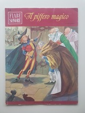 IL PIFFERO MAGICO di R Browning FIABE SONORE N 14 Fabbri + DISCO 1966 illustrato