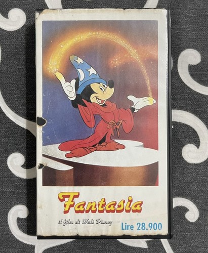 Fantasia vhs walt disney - vhs,