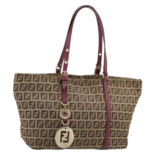 Fendi borsa mano tela di - tela,
