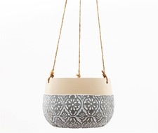 Fioriera da appendere in gres