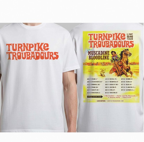 Maglietta turnpike troubadours - maglietta,