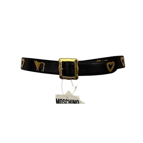Cintura pelle moschino redwall - cintura,