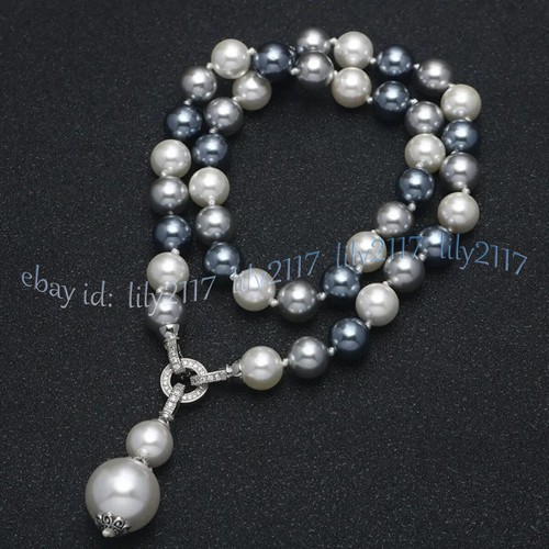 Collana con ciondolo perle