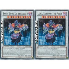 2x LOKI, LORD OF THE AESIR (Loki, Signore Degli Aesir) Comune • SP14 EN049 • 1Ed