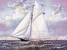 Pannello ceramica mosaico di una nave onde oceano vela dipinto backsplash piastrelle arte