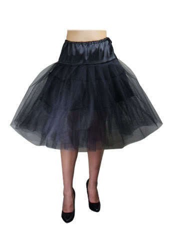 Sottoveste gonna can nero - sottoveste,
