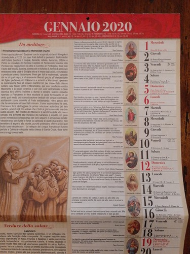 Calendario 2020 tutte - 2020,