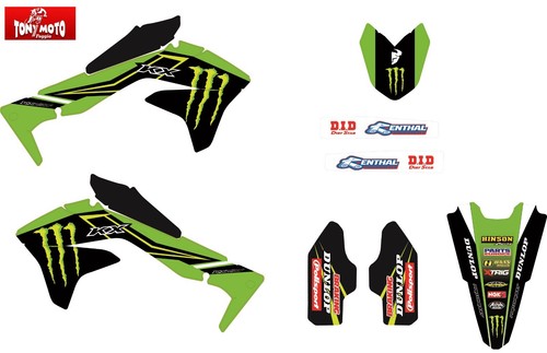 Kit grafiche adesivi - kit, monster