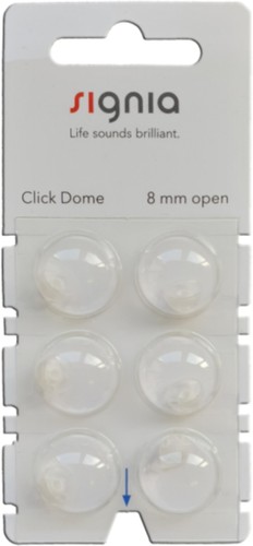 Signia click domes mm - 8,