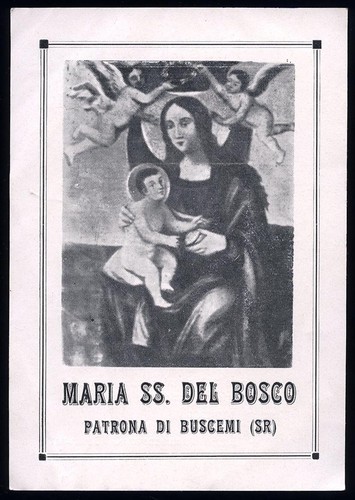 Santino holy card madonna - santino-holy,