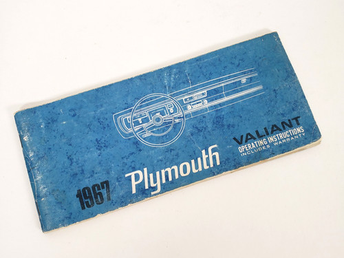 Plymouth valiant 1967 manuale - valiant,