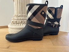 STIVALI IN GOMMA BURBERRY 100%