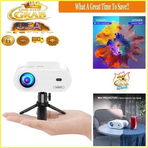 Mini proiettore 1080p home - mini,