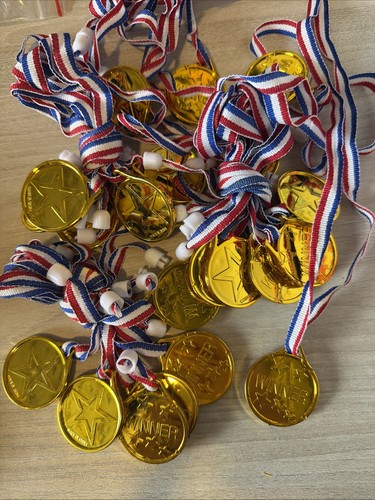Medaglie gioco plastica - 20, in