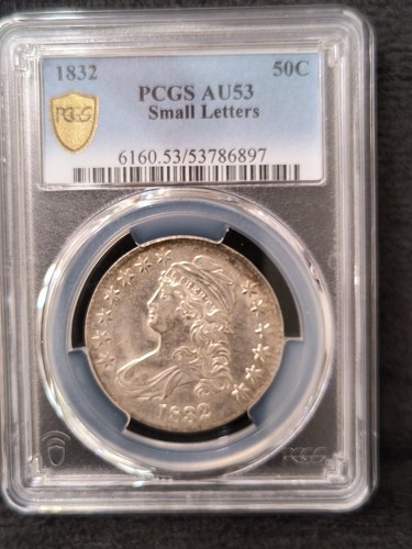 1832 pcgs au53 piccole - pcgs,