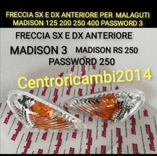 FRECCIA ANTERIORE SX E DX  PER MALAGUTI MADISON 125  200 250 400 PASSWORD 3 