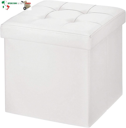 Pouf cubo poggiapiedi - poggiapiedi, sgabello